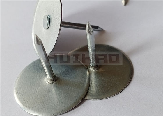 2.7mm كأس رئيس CD مسمار لحام دبابيس الصلب المجلفن لتأمين العزل على سطح معدني