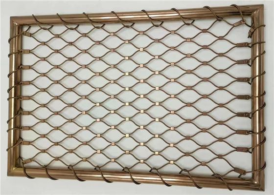 شبكة سلكية من الفولاذ المقاوم للصدأ مرنة ومتينة لملء الدرابزين