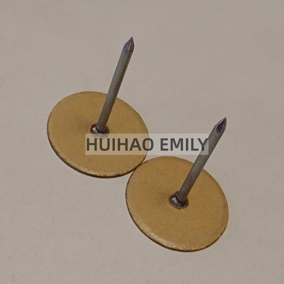 دبابيس لحام فولاذية مجلفنة 50 مم ذات رأس كوب لتثبيت العزل داخل المصنوعات