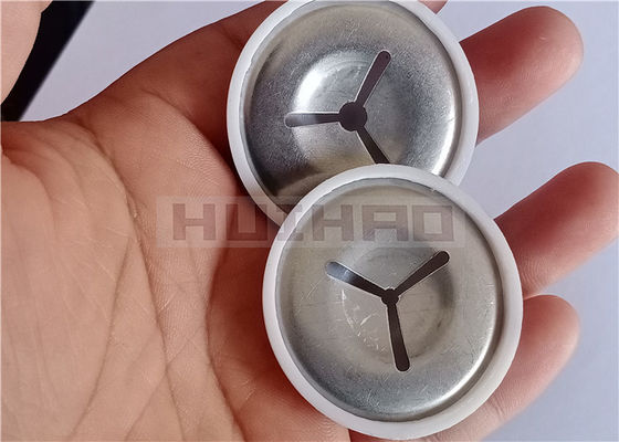 7/8 "أجزاء من الفولاذ المقاوم للصدأ القبة مغطاة الغسيل ل 14Gauge الدبابيس العازلة