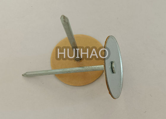 2.7mm Dia مكثف تفريغ كوب الرأس الدبابيس وغسالة الورق لتثبيت العزل