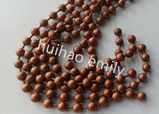 السندوق المعدني لون الكرة سلسلة الخرز الستارة للزخرفة الفندق