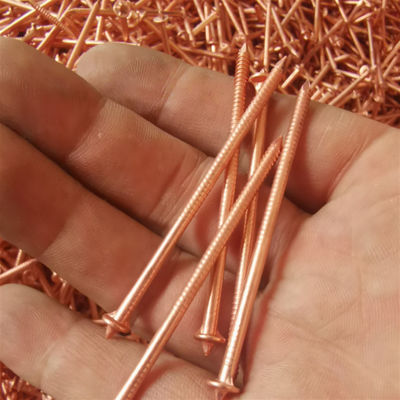 3 × 100 ملم مكسوة النحاس CD الدبوس مع رأس حادة