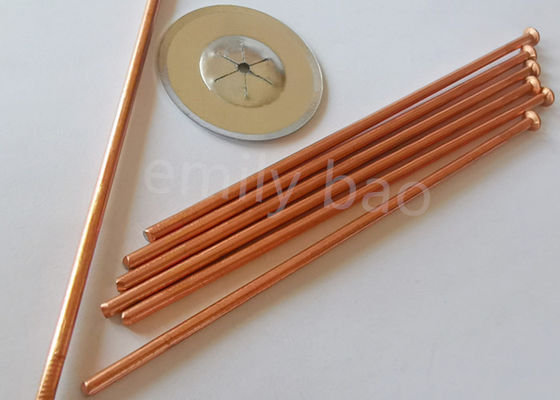 CD Weld Stud-3mm المعطيات المعزولة بالنحاس مع النهاية المسطحة