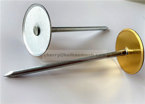 1" أكواب لحام الرأس دبابيس عزل مجاري الهواء السحابات لغلاف القناة والبطانة والعزل