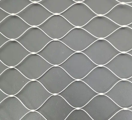 المعماري مرنة 2'' X 2' SS304 شبكة الحبل للسلامة