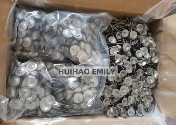 14 Ga الفولاذ المقاوم للصدأ 304 رباطات مرساة دبوس للسترات العازلة الحرارية