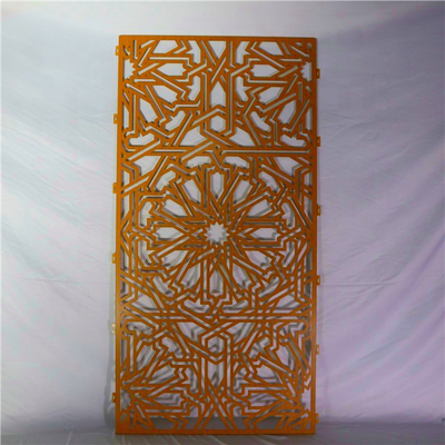 1220x3050mm ليزر قطع ألومنيوم شبكة لوحة للسياج الخارجي