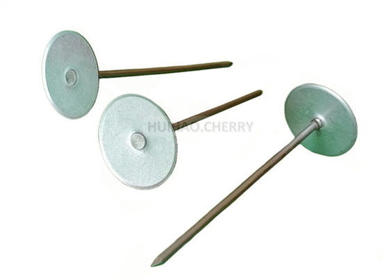 1" دبابيس وعناصر تثبيت عزل التدفئة والتهوية وتكييف الهواء لتثبيت ألواح قنوات الألياف الزجاجية أو غلاف قنوات الألياف الزجاجية