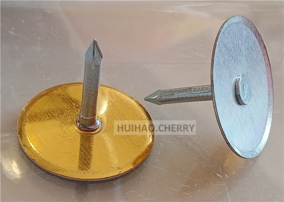 دبابيس وعناصر تثبيت عازل مجرى الهواء مقاس 2 بوصة من الفولاذ المجلفن تستخدم لعزل التدفئة والتهوية وتكييف الهواء
