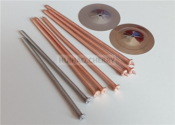 النحاس المطلي MS Cd مسمار دبابيس لحام 3 مم × 85 مم لإصلاح مواد العزل