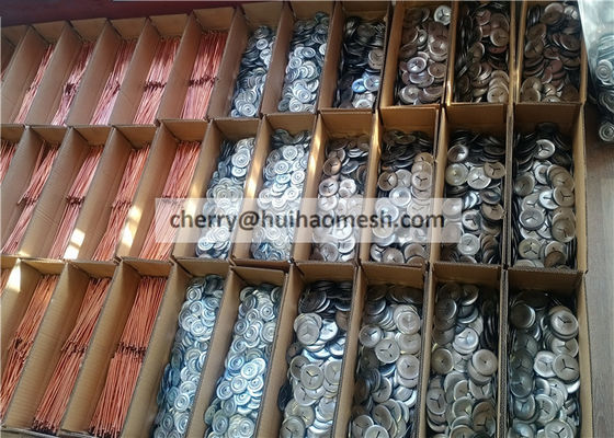 النحاس مطلي مكثف التفريغ دبابيس لحام منخفض الكربون الصلب العزل 3 مم