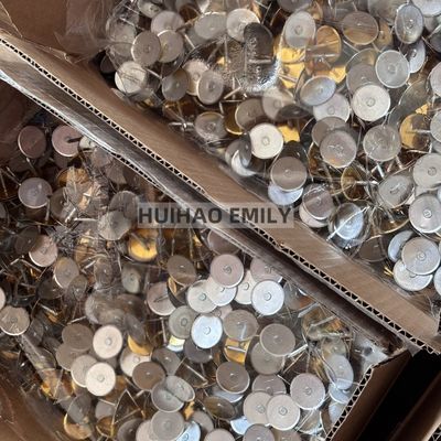 مسامير عزل برأس كوب من الفولاذ المجلفن تلحم بالصفيح المعدني لأعمال القنوات