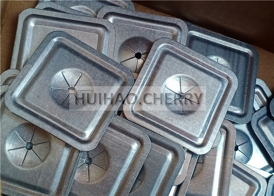 مشابك سرعة غسالة ذاتية القفل مربعة 38 مم لعزل مادة الفولاذ المجلفن