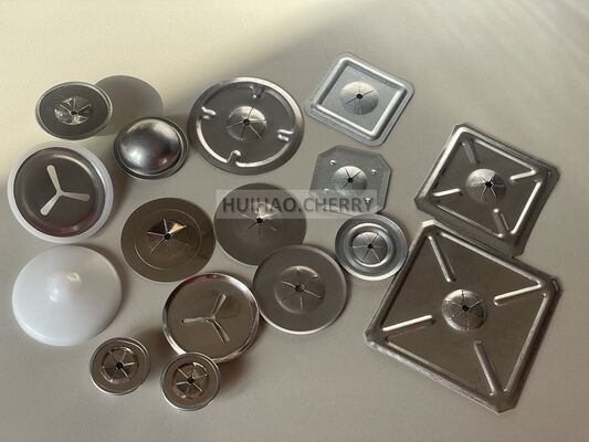 1-1/4 "مقاومة للتآكل غسالة القفل الذاتي 316 الفولاذ المقاوم للصدأ مربع قفل غسالة لعزل الصوف الصخري