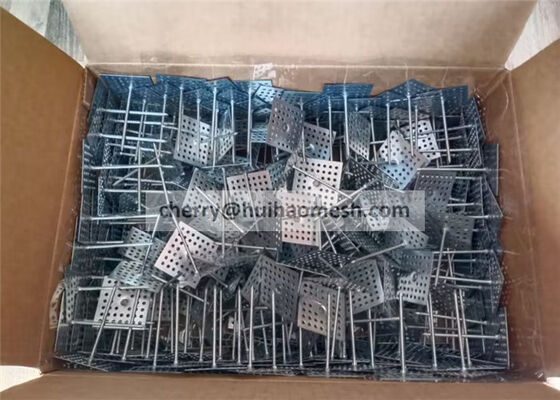 2 × 2 "أساس ثقب العزل العازل الدبابيس المصنعة من الفولاذ المغلف أو الفولاذ المقاوم للصدأ