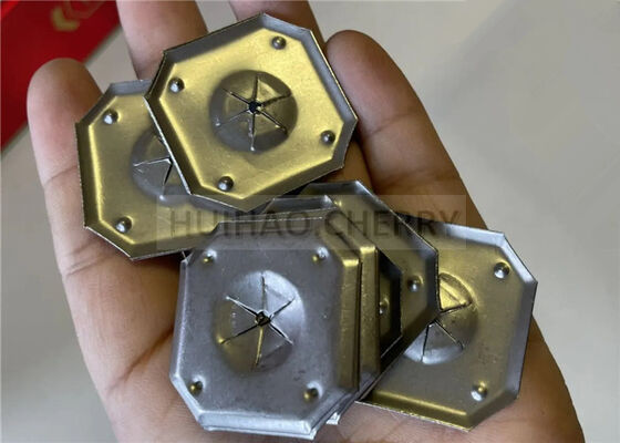 1-1/4 "مقاومة للتآكل غسالة القفل الذاتي 316 الفولاذ المقاوم للصدأ مربع قفل غسالة لعزل الصوف الصخري