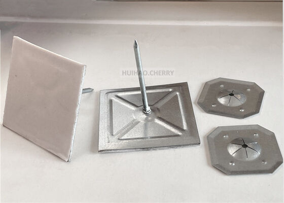 12 Gauge Insulation Stick Pins And Washers Galvanized Steel Rockwool Insulation Pins