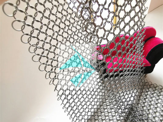 نسيج من نوع الكرتون فولاذ حلقة دائرية شبكة سلسلة حلقات حزام