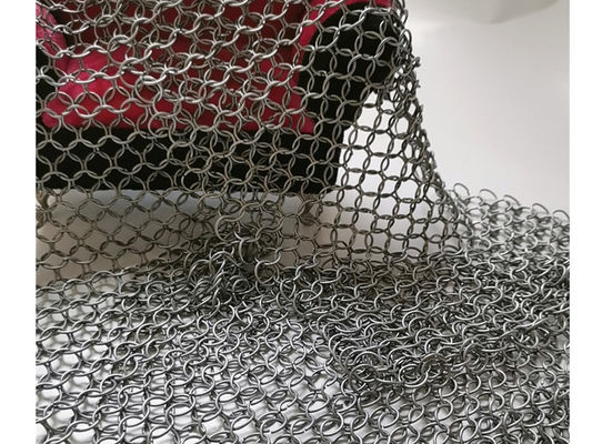 نسيج من نوع الكرتون فولاذ حلقة دائرية شبكة سلسلة حلقات حزام