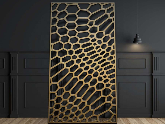 1220x3050mm ليزر قطع ألومنيوم شبكة لوحة للسياج الخارجي