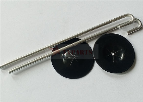 2.5mm الألومنيوم الألواح الشمسية تدقيق مشابك مع غسالات قفل الذاتي طلاء أسود