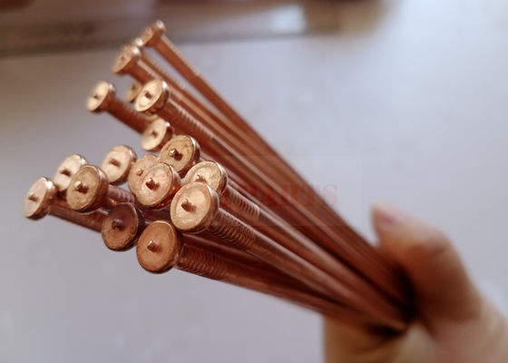 منخفض الكربون الصلب 4 مم CD اللحام دبابيس النحاس المطلي للصفائح المعدنية