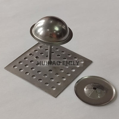 50mmx50mm أساس مثقوب عزل الدبابيس مع الغسالة ذاتية القفل
