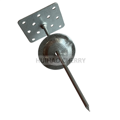1.6x24x24mm ألومنيوم المنفثات العازلة الدبوس اللاصق الذاتي المستخدمة للجدران العازلة الخارجية