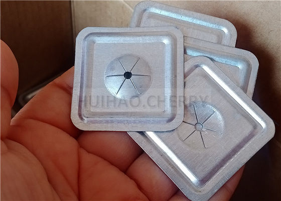 38mm Square Self-Locking Washer Speed Clips For Insulation Galvanized Steel Material