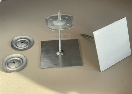 دبابيس تثبيت عازل ذاتي اللصق مقاس 2.5 بوصة لتثبيت العزل لأغراض التدفئة والتهوية وتكييف الهواء والسقف والقنوات