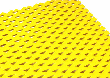 PVDF الانتهاء من الذهب اللون الألومنيوم توسيع شبكة الجدار الكسوة 1200MMX3000MM