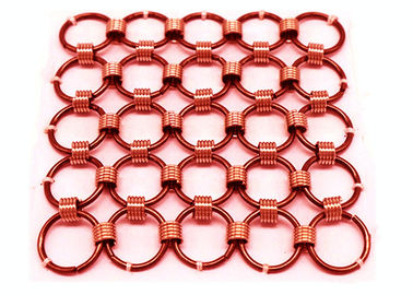 تخصيص Chainmail حلقة معدنية شبكة Drapery للتسوق مول فندق الديكور