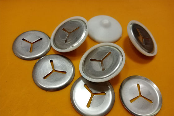 38 ملم الدبابيس العازلة الذاتية القفل والشرائط مع أو بدون البلاستيك المغلفة للعمل الحرارية البحرية العازلة