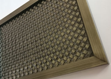تصميم الإطار المعدني شبكة أسلاك الشاشة مع النحاس العتيقة