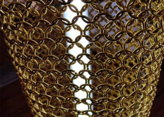 الفولاذ المقاوم للصدأ Chainmail Ring 2.5 مم لفائف معدنية الأقمشة لعاكس الضوء